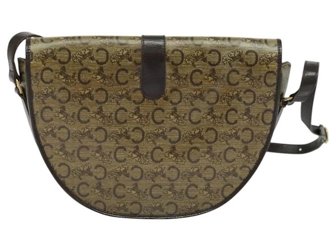 Céline Borsa a spalla Celine C Sulky in tela e pelle Beige - vista 2