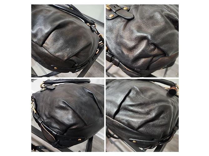 Borsa a mano in pelle di vitello morbida Prada iridescente - vista 7