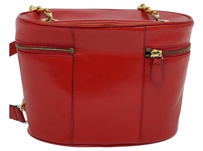 Céline Celine Vanity Leather Rosso - vista 2