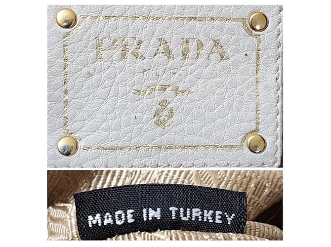 Prada Canapa Logo Jacquard Tote Beige/Braun - Ansicht 4