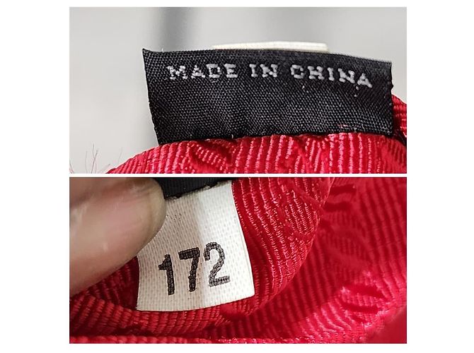 Rote Tessuto Tote mit Saffiano-Besatz aus Nylon von Prada - Ansicht 10