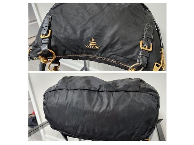 Prada Nylon Handtasche/Satchel Schwarz - Ansicht 5
