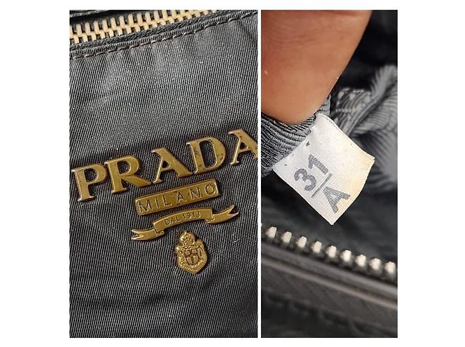 Prada Nylon Handtasche/Satchel Schwarz - Ansicht 6