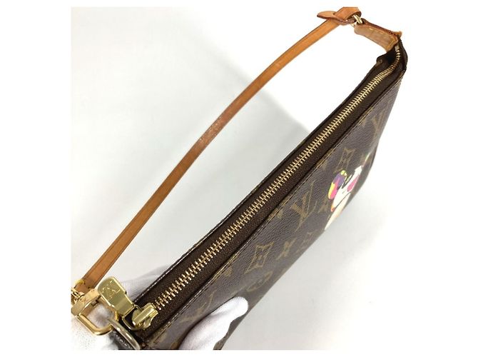Pochette Accessori Monogramma Panda Louis Vuitton Marrone Multicolore - vista 2