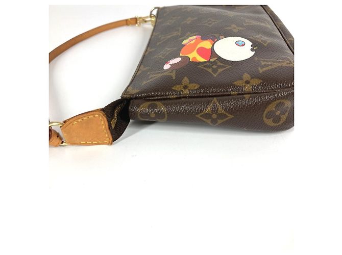 Pochette Accessori Monogramma Panda Louis Vuitton Marrone Multicolore - vista 5