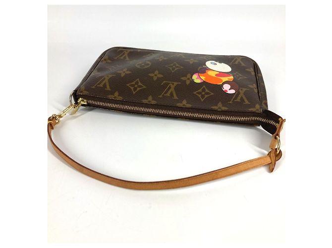 Pochette Accessori Monogramma Panda Louis Vuitton Marrone Multicolore - vista 6