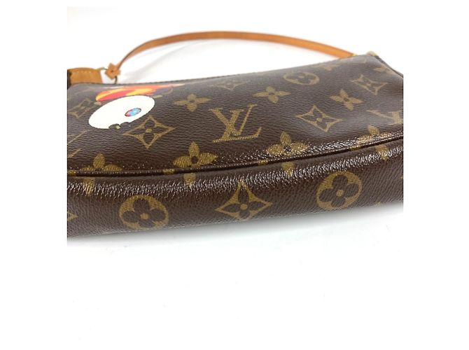 Pochette Accessori Monogramma Panda Louis Vuitton Marrone Multicolore - vista 9