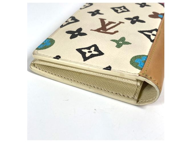 Cartera Larga Brazza NM Craggy Monogram Louis Vuitton Blanco Multicolor Monograma - vista 11