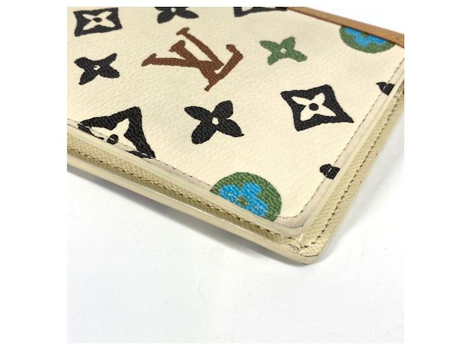 Cartera Larga Brazza NM Craggy Monogram Louis Vuitton Blanco Multicolor Monograma - vista 12