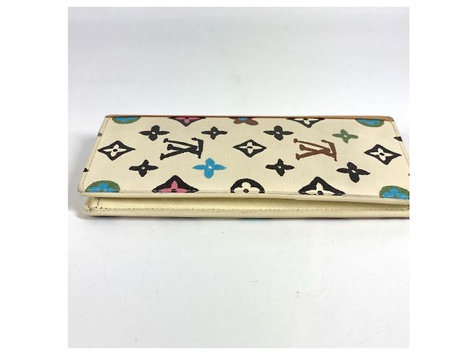 Cartera Larga Brazza NM Craggy Monogram Louis Vuitton Blanco Multicolor Monograma - vista 13