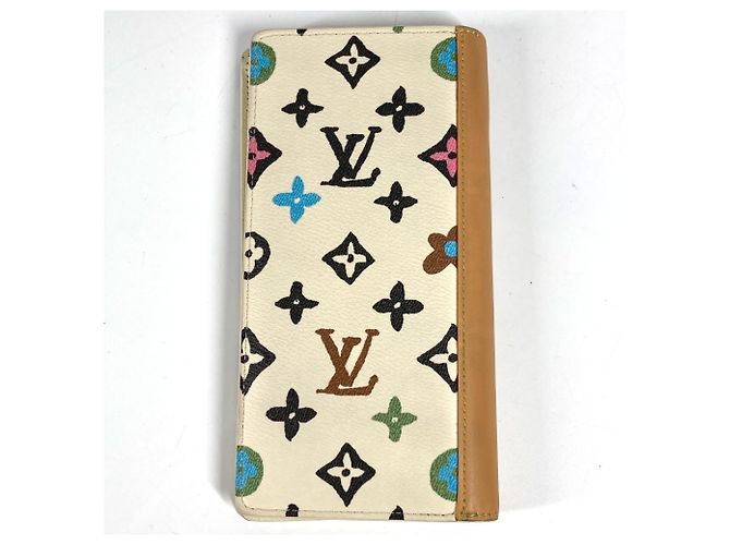Cartera Larga Brazza NM Craggy Monogram Louis Vuitton Blanco Multicolor Monograma - vista 2