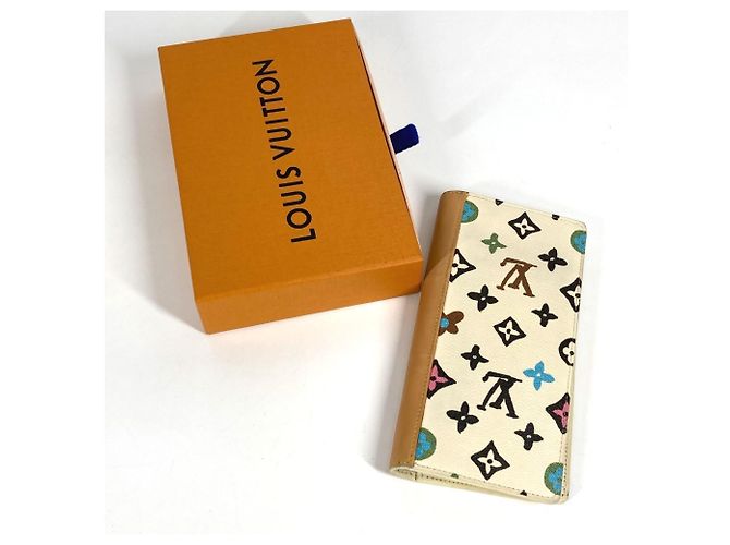 Cartera Larga Brazza NM Craggy Monogram Louis Vuitton Blanco Multicolor Monograma - vista 6