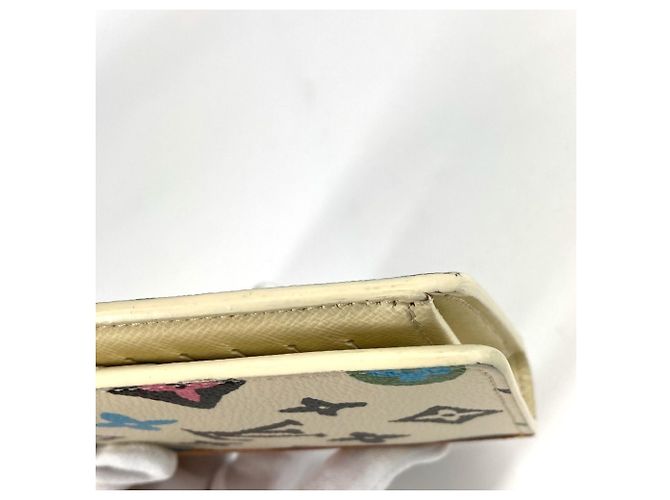 Cartera Larga Brazza NM Craggy Monogram Louis Vuitton Blanco Multicolor Monograma - vista 7