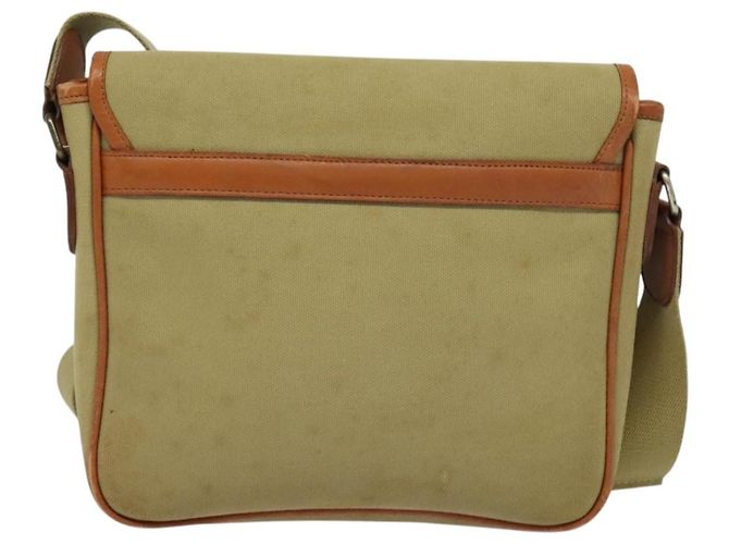 Borsa a tracolla in tela con tasca frontale Burberry Beige - vista 2
