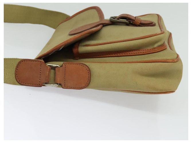 Borsa a tracolla in tela con tasca frontale Burberry Beige - vista 3