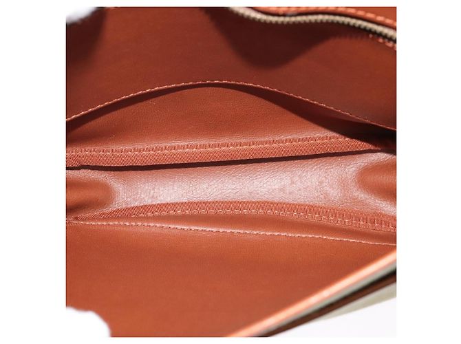 Borsa a tracolla in tela con tasca frontale Burberry Beige - vista 5