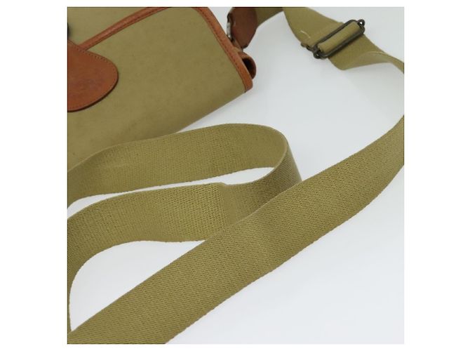 Borsa a tracolla in tela con tasca frontale Burberry Beige - vista 7