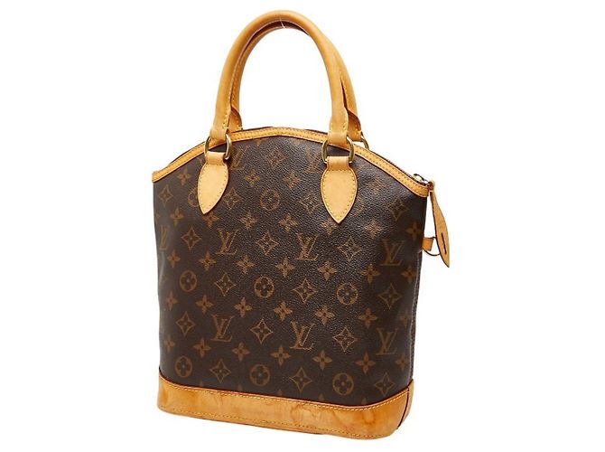 Borsa Tote Lockit Monogram Louis Vuitton Marrone Monogramma - vista 2
