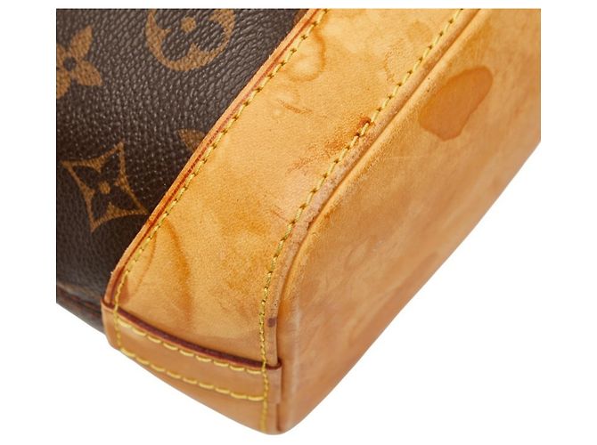 Borsa Tote Lockit Monogram Louis Vuitton Marrone Monogramma - vista 5