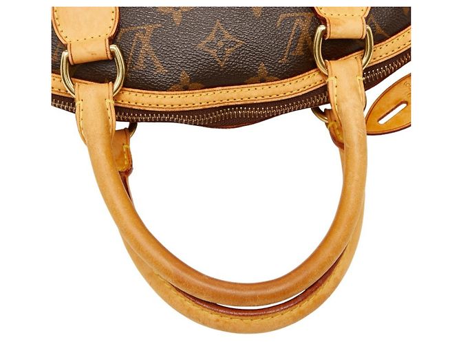 Borsa Tote Lockit Monogram Louis Vuitton Marrone Monogramma - vista 8