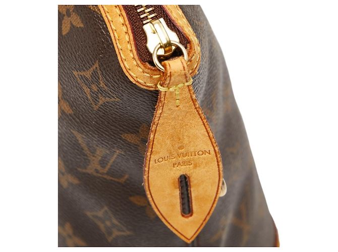 Borsa Tote Lockit Monogram Louis Vuitton Marrone Monogramma - vista 9