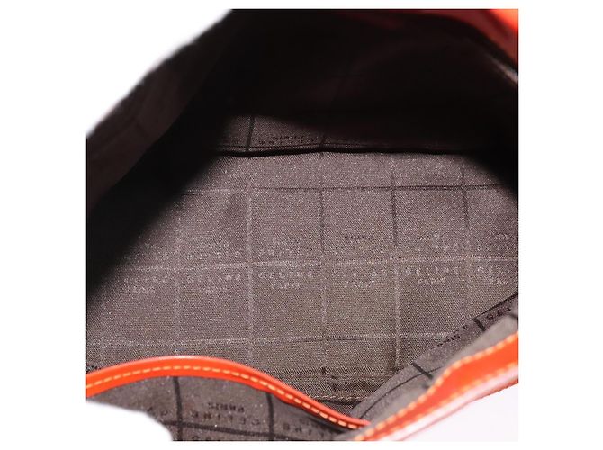 Céline Sac à épaule Celine en toile Orange - vue 5