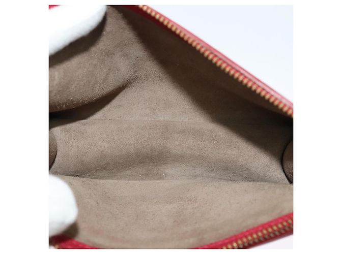 Céline Borsa a Spalla in Pelle Celine Rosso - vista 5