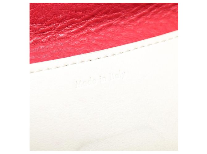 Céline Borsa a Spalla in Pelle Celine Rosso - vista 6