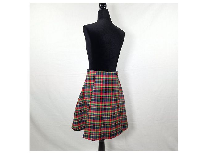 Versace Jeans Couture Versace gonna tartan vintage 1990s Multicolore - vista 2