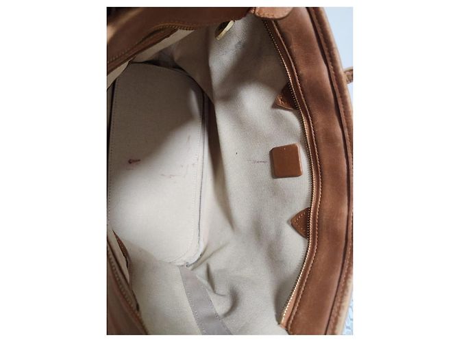 MCM Visestos Hundeknochen Einkaufstasche Cognac Braun - Ansicht 9