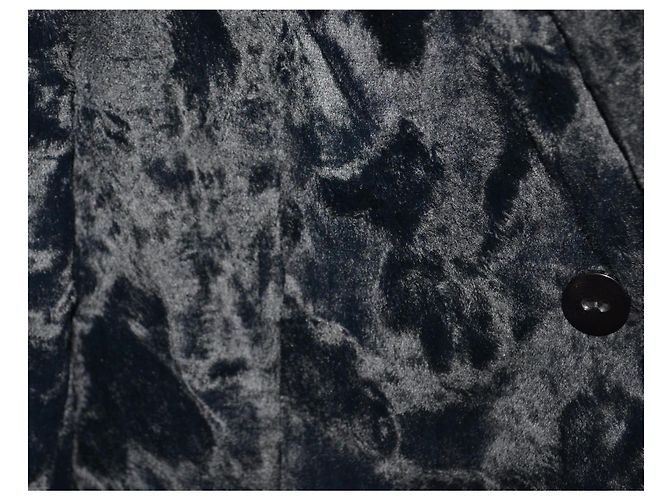 Krizia Kunstpelz Jacke Schwarz - Ansicht 2