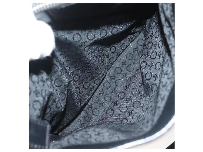 Céline Borsa a mano Celine C Macadam in tela Nero - vista 5