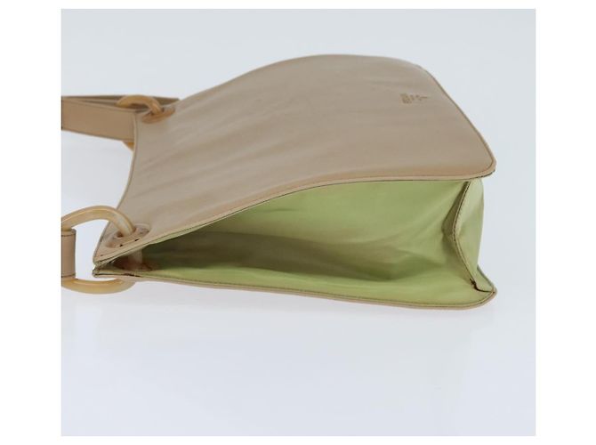 Prada Vintage Schultertasche aus Leder Beige - Ansicht 3