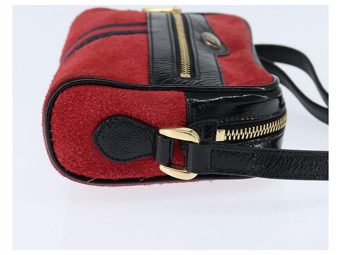 Gucci Ophidia Suede Mini Rosso - vista 4
