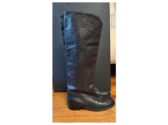 Botas negras logo CC Chanel 39 Negro - vista 2
