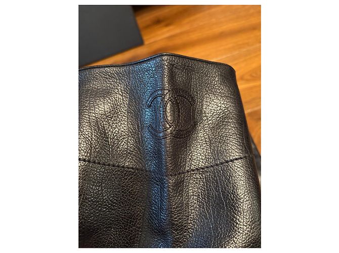 Botas negras logo CC Chanel 39 Negro - vista 7