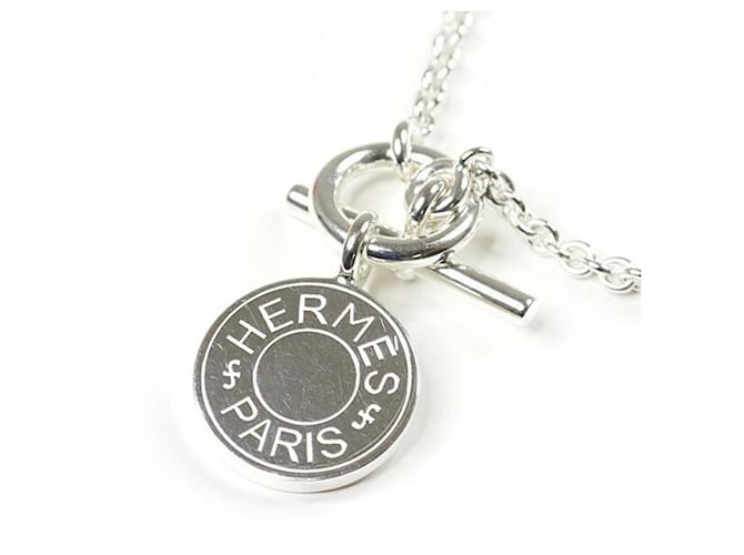 Collana in Argento Hermès Exlibris Emulette - vista 2