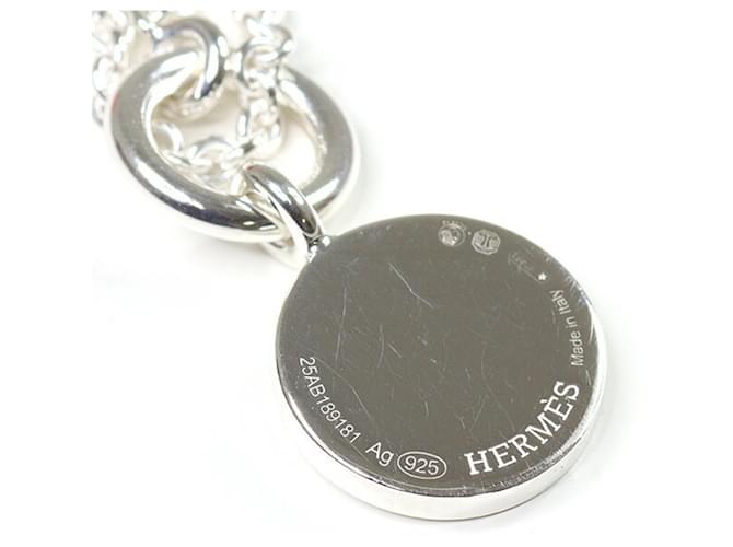 Collana in Argento Hermès Exlibris Emulette - vista 3