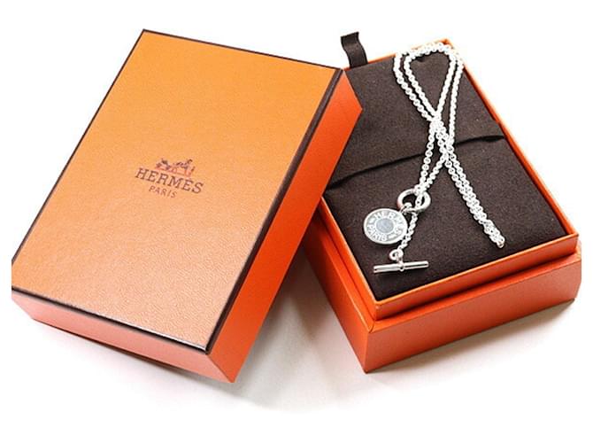 Collana in Argento Hermès Exlibris Emulette - vista 6