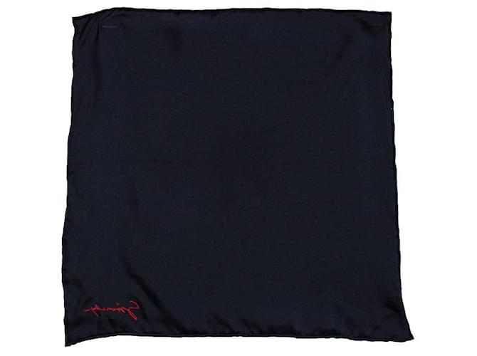 Givenchy, fazzoletto nero con ricamo - vista 2
