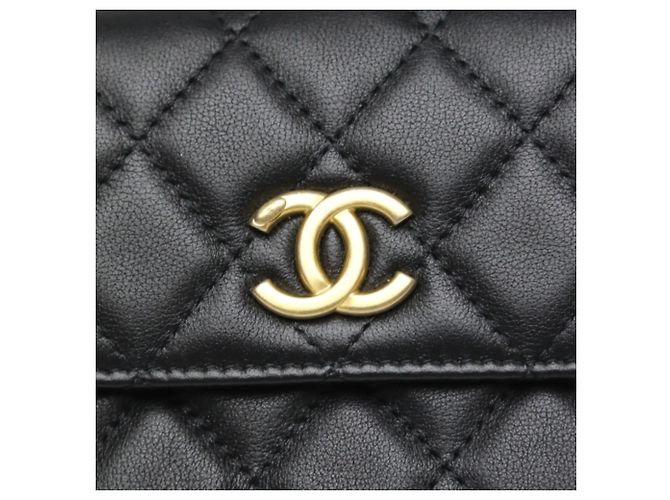 Borsa a Spalla Mini Matelassé CHANEL Nero - vista 13