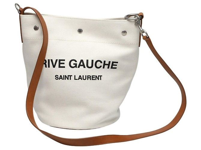 Borsa a Spalla in Tela Yves Saint Laurent Rive Gauche - vista 2