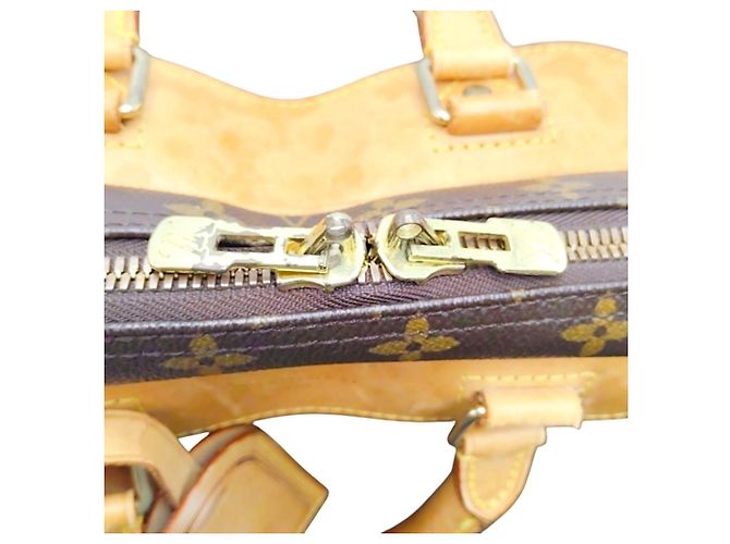Borsa Boston Louis Vuitton in Tela Monogram Marrone - vista 12