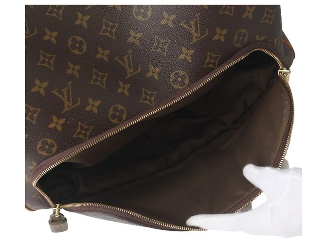 Borsa Boston Louis Vuitton in Tela Monogram Marrone - vista 14