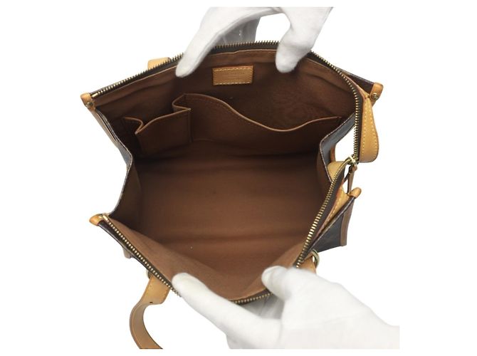 Borsa tote Popincourt Au Monogram di Louis Vuitton Marrone - vista 14