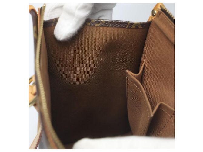 Borsa tote Popincourt Au Monogram di Louis Vuitton Marrone - vista 17