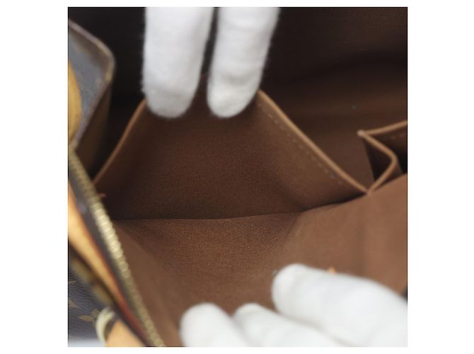 Borsa tote Popincourt Au Monogram di Louis Vuitton Marrone - vista 18