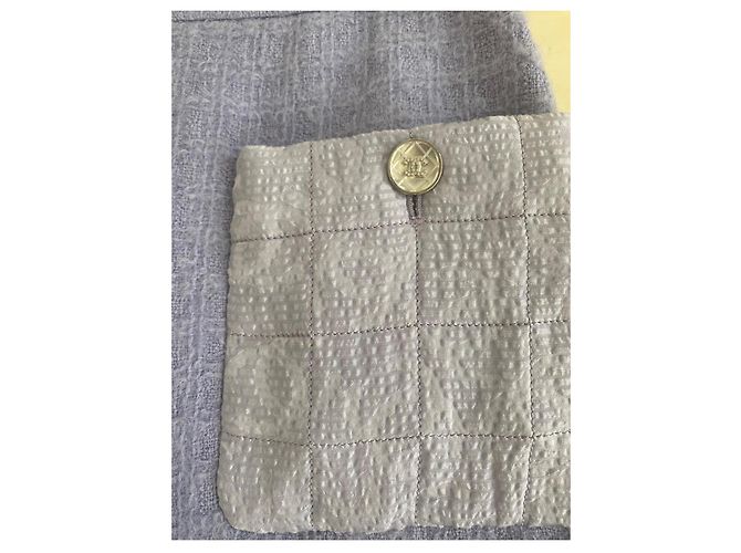 Falda Chanel de lana morada talla 38 Púrpura - vista 2