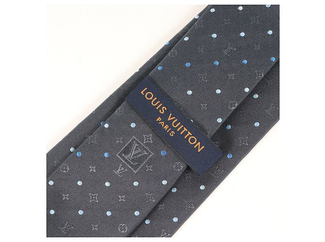 Louis Vuitton Monogram Dot Silk Cravate Tie - view 3