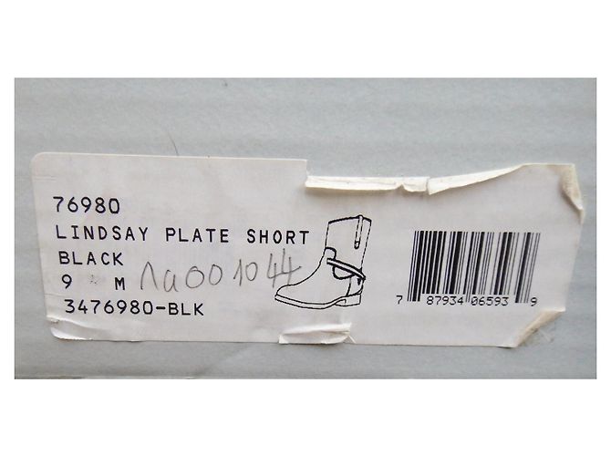 Stivaletti Frye Lindsay Plate Short in pelle nera Nero - vista 10